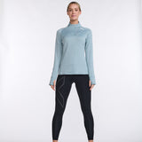 2XU Ignition 1/4 Zip Women's Chambray/ White Reflective
