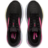 Brooks Ghost 16 Women's Wide D Fit Black Pink Yellow