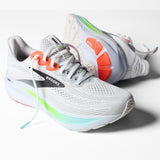 Brooks Ghost 17 Men's White Pink Clay Gecko