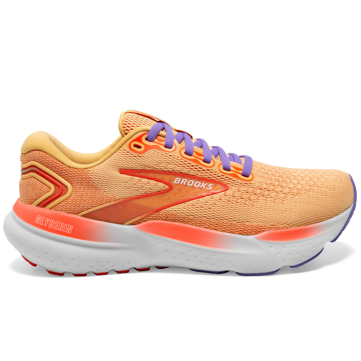 Brooks Glycerin 21 Women s Running Shoe Sunburst Nasturtium Purple