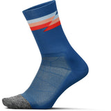 Feetures Elite Light Cushion Mini Crew Synthwave Blue