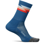 Feetures Elite Light Cushion Mini Crew Synthwave Blue