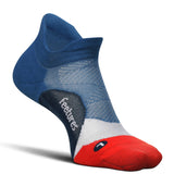 Feetures Elite Light Cushion No Show Tab Atmospheric Blue