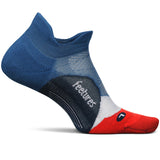 Feetures Elite Light Cushion No Show Tab Atmospheric Blue