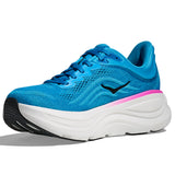 Hoka Bondi 9 Women's Skyward Blue Neon Fuschia