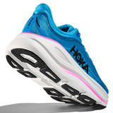 Hoka Bondi 9 Women's Skyward Blue Neon Fuschia