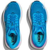 Hoka Bondi 9 Women's Skyward Blue Neon Fuschia
