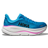 Hoka Bondi 9 Women's Skyward Blue Neon Fuschia