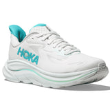 Hoka Clifton 10 Women's White Cielo Blue