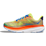 Hoka Clifton 9 Youth Evening Primrose/Vibrant Orange