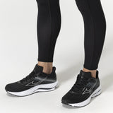 Mizuno Wave Inspire 21 2E Wide Fit Men's Black Silver Metallic Grey