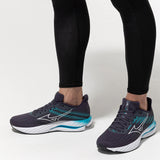 Mizuno Wave Inspire 21 Men's Odyssey Gray White Capri Breeze