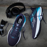 Mizuno Wave Inspire 21 Men's Odyssey Gray White Capri Breeze