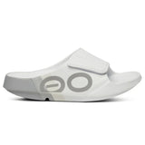 Oofos Ooahh Sport Flex Slide Unisex Smoke Rally