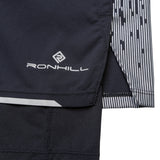 Ronhill Tech Reflect Men's 5 Inch Twin Shorts Black Reflect