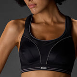 Shock Absorber Ultimate Run Bra Black Silver
