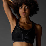Shock Absorber Ultimate Run Bra Black Silver