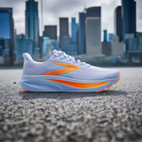 Brooks Ghost 17 Women's Blue Heron/White/Orange