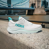 Hoka Clifton 10 Women's White Cielo Blue