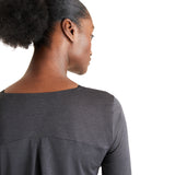 On Running Performance Long Tee Lumos Women's Black Iron
