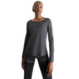 On Running Performance Long Tee Lumos Women's Black Iron