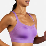 Brooks Dare Racerback Run Bra Heliotrope