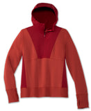 Brooks Notch Thermal Hoodie Women's Rosewood Beet