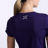 2XU Aero Tee Women's Parachute Silver Reflective