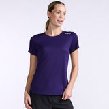 2XU Aero Tee Women's Parachute Silver Reflective