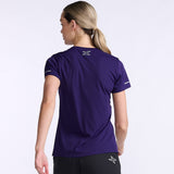 2XU Aero Tee Women's Parachute Silver Reflective