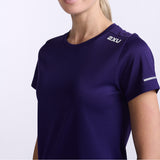 2XU Aero Tee Women's Parachute Silver Reflective