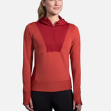 Brooks Notch Thermal Hoodie Women's Rosewood Beet