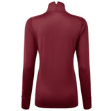 Ronhill Tech Prism 1/2 Zip Tee Women's Cabernet Dune