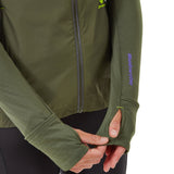 Ronhill Hyperchill Jacket Women's Khaki Citrus