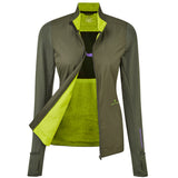 Ronhill Hyperchill Jacket Women's Khaki Citrus