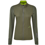 Ronhill Hyperchill Jacket Women's Khaki Citrus