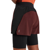 On Running Active Shorts Women's Mulberry Black