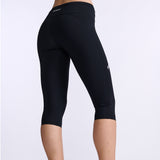 2XU Aero Mid-Rise Compression 3/4 Tights Women's Black Silver Reflect