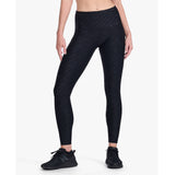 2XU Aero Reflect Hi-Rise Compression Tights Women's TTY Script/Black Reflective