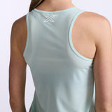 2XU Aero Singlet Women's Glacier/White Reflective