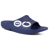 Oofos Ooahh Sport Slide Navy White