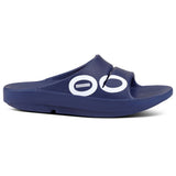 Oofos Ooahh Sport Slide Navy White