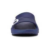 Oofos Ooahh Sport Slide Navy White