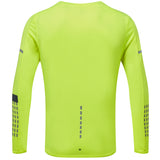 Ronhill Tech Afterhours L/S Tee Men's Fluo Yellow Charcoal Reflect