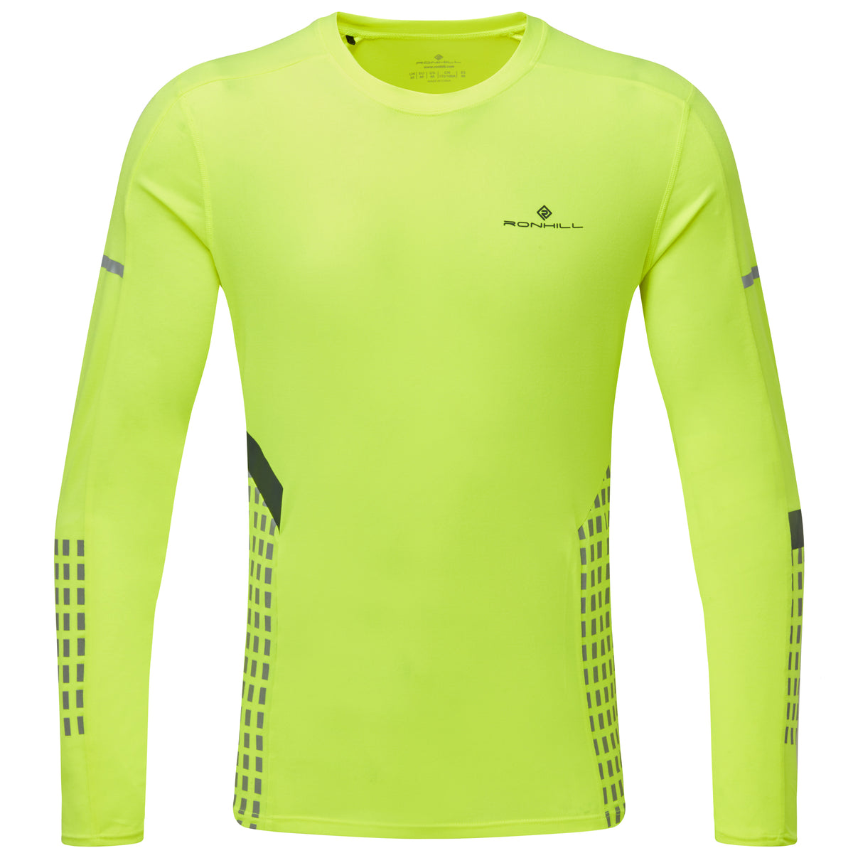 Ronhill Afterhours Long Sleeve Running Top, Cobalt/Thistle/Reflect, 8