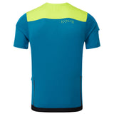 Ronhill Tech Ultra 1/2 Zip Tee Men's Prussian Blue Acid Lime