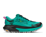 Hoka Mafate 5 Women's Black Electric Aqua