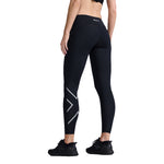 2XU Aero Mid-Rise Compression Tights Women's Black Reflective