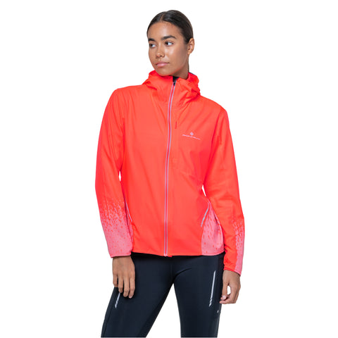AW25 Ronhill Tech Reflect Jacket Women's Hot Coral Reflect