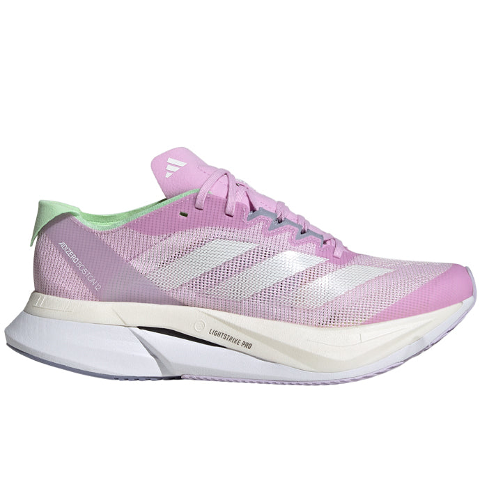 Adidas Adizero Boston 12 Women s Bliss Lilac Zero Metallic Semi Green Running Form